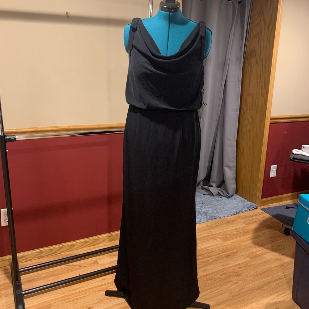 NWT - Adrianna Papell Crepe Cowl Neck Dress